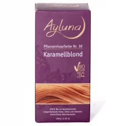 Poudre colorante végétale BIO N°30 blond caramel - 100g - Ayluna