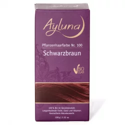 Poudre colorante végétale BIO N°100 brun foncé - 100g - Ayluna