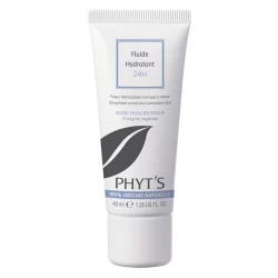 Fluide hydratant 24h BIO acide hyaluronique & aloe vera - 40ml - Phyt's