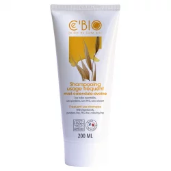 Shampooing usage fréquent BIO miel, calendula & avoine - 200ml - Ce'BIO