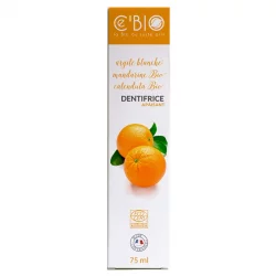 Dentifrice apaisant BIO argile, mandarine & calendula sans fluor - 75ml - Ce'BIO