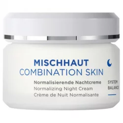 Crème de nuit normalisante thé vert & algue - 50ml - Annemarie Börlind