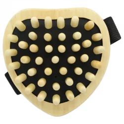 Brosse anti-cellulite avec anse, en érable & picots en bois - Kost Kamm