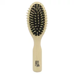 Brosse ovale en hêtre & picots droits en bois 6 rangées - Kost Kamm