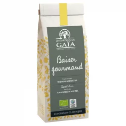 Baiser gourmand thé noir aromatisé aux fruits rouges BIO - 100g - Les Jardins de Gaïa