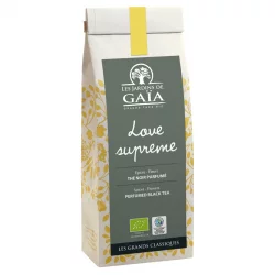 Love suprême thé noir parfumé aux épices & fleurs BIO - 100g - Les Jardins de Gaïa