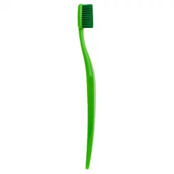 Brosse à dents en résidus de bois Vert Medium Soft Nylon - 1 pièce - Biobrush