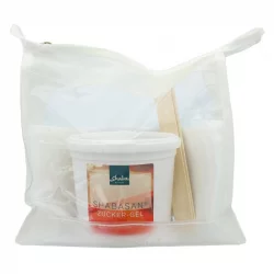 Kit maison naturelle pour l'épilation avec gel au sucre - 400g - Shaba