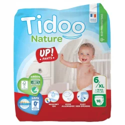Culottes d'apprentissage ECO Taille 6 XL 16+ kg - 16 pièces - Tidoo