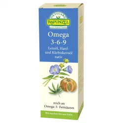 Omega 3-6-9 huile de lin, chanvre & courge vierge BIO - 250ml - Rapunzel
