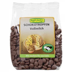 Gouttes de chocolat au lait BIO - 100g - Rapunzel