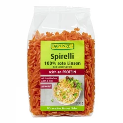 Spirelli aux lentilles rouges BIO - 300g - Rapunzel