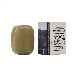 Petit galet de savon de Marseille vert à l'huile d'olive - 50g - La Corvette