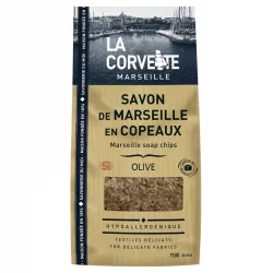 Copeaux de savon de Marseille vert à l'huile d'olive - 750g - La Corvette