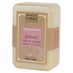 Savonnette karité & fleur de cerisier & grenade - 150g - Marius Fabre