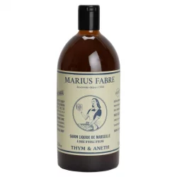 Savon liquide de Marseille au thym & à l'aneth - 1l - Marius Fabre