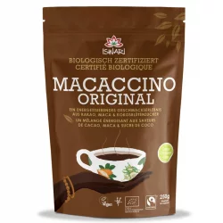 BIO-Getränk Macaccino Original Kakao, Maca & Kokoszucker - 250g - Iswari