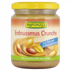 Purée de cacahuètes avec sel Crunchy BIO - 250g - Rapunzel