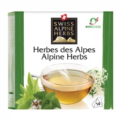 Infusion aux herbes des Alpes BIO - 14 sachets - Swiss Alpine Herbs