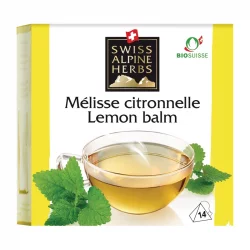 Infusion mélisse citronnelle BIO - 14 sachets - Swiss Alpine Herbs