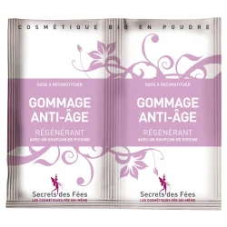 Gommage visage anti-âge régénérant BIO pivoine - 8g - Secrets des Fées