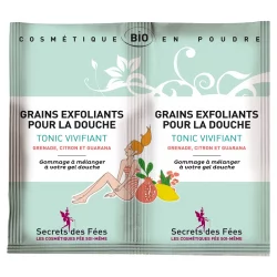 Grains exfoliants douche tonique BIO citron - 5g - Secrets des Fées