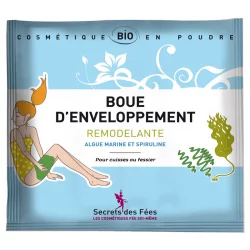 Boue d'enveloppement remodelante BIO algue - 40g - Secrets des Fées