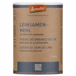 BIO-Leinsamenmehl aus teilentölten Leinsamen - 300g - NaturKraftWerke