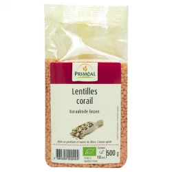 Lentilles corail BIO - 500g - Priméal