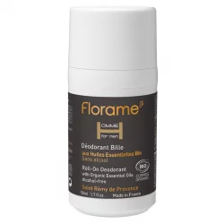 BIO-Deo Roller Männer Teebaum & Palmarosa - 50ml - Florame