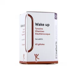Wake up (Tyrosine, Vitamines & Eleuthérocoque) 60 gélules - BIOnaturis