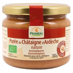 Purée de châtaigne d'Ardèche nature BIO - 300g - Priméal