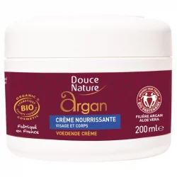 BIO-Pflegecreme Gesicht & Körper Arganöl & Karité - 200ml - Douce Nature