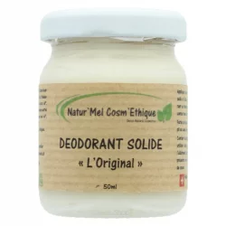 Déodorant baume L'Original naturel palmarosa, lavande & tea tree - 50ml - Natur'Mel Cosm'Ethique