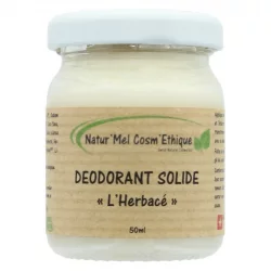 Déodorant baume L'Herbacé naturel romarin, sauge sclarée & menthe verte - 50ml - Natur'Mel Cosm'Ethique