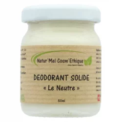 Déodorant baume Le Neutre naturel sans huile essentielle - 50ml - Natur'Mel Cosm'Ethique
