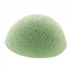 Éponge Konjac visage naturelle thé vert - 1 pièce - Natur'Mel Cosm'Ethique