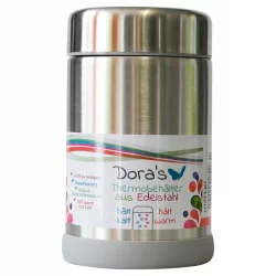 Thermo Lunch Box aus Edelstahl - 450ml - Dora's