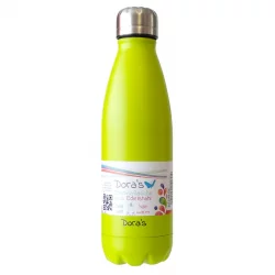 Bouteille thermo vert clair en inox - 500ml, 1 pièce - Dora's