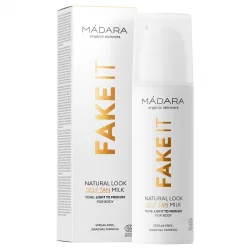 Selbstbräunende natürliche Milch Fake It Hyaluronsäure & Jojobaöl - 150ml - Mádara