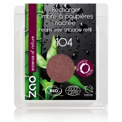 Nachfüller BIO-Lidschatten perlmutt N°104 Granat - 3g - Zao Make-up
