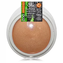 Recharge Terre cuite minérale BIO N°342 Bronze cuivré - 15g - Zao Make-up