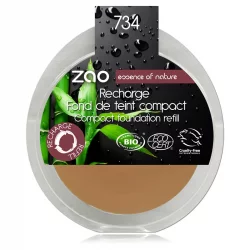 Nachfüller BIO-Kompakt-Make-up N°734 Capuccino - 7,5g - Zao Make-up