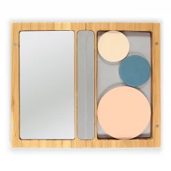 Magnetische Zao-Make-up-Box aus Bambus, nachfüllbar - Zao Make-up