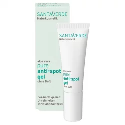 Gel anti-impuretés sans parfum BIO aloe vera - 10ml - Santaverde Pure