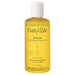 Huile de massage drainante BIO argan - 200ml - Gamarde