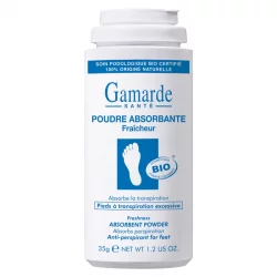 Poudre absorbante pieds fraîcheur BIO argile blanche - 35g - Gamarde