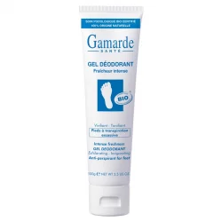 Gel déodorant pieds fraîcheur BIO menthol & eau thermale - 100g - Gamarde