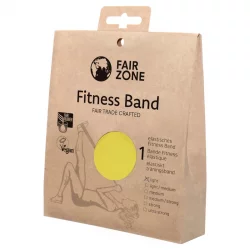 Elastique de fitness en caoutchouc naturel Jaune - 1 pièce - Fair Zone