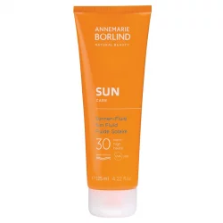 Fluide solaire visage & corps IP 30 panthénol - 125ml - Annemarie Börlind